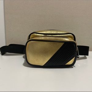 Givenchy MC3 Belt Bag — Gold / Black Leather